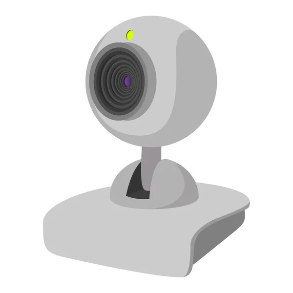 Ordinateur web cam icône de dessin animé — Image vectorielle