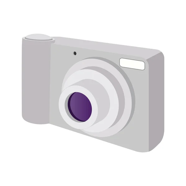 Moderne camera cartoon pictogram — Stockvector