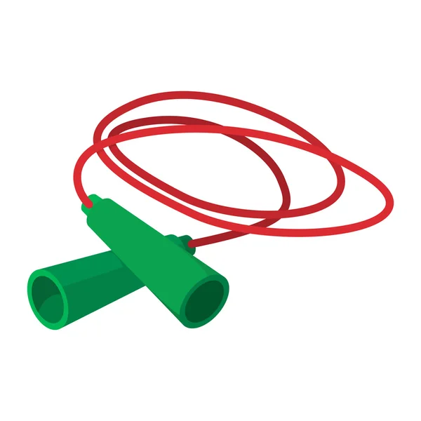 Icône de dessin animé corde sauter — Image vectorielle