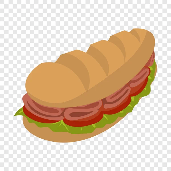 Cartoon onderzeese sandwich — Stockvector