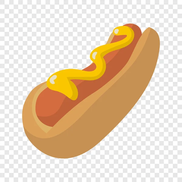 Hot Dog Cartoon Illustration — Stock Vector