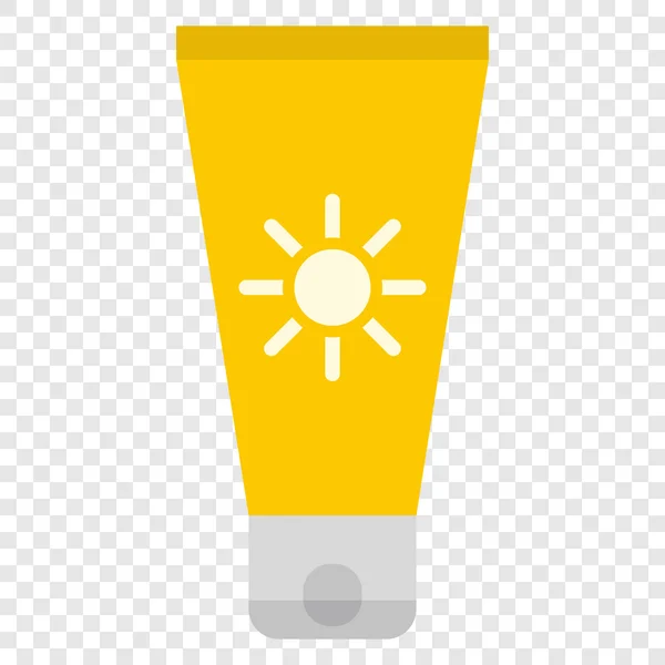 Icône crème solaire — Image vectorielle