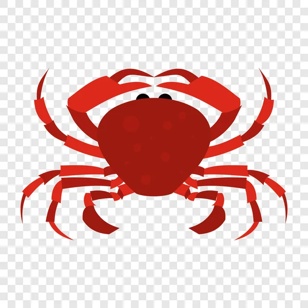 Red crab icon — Stock Vector