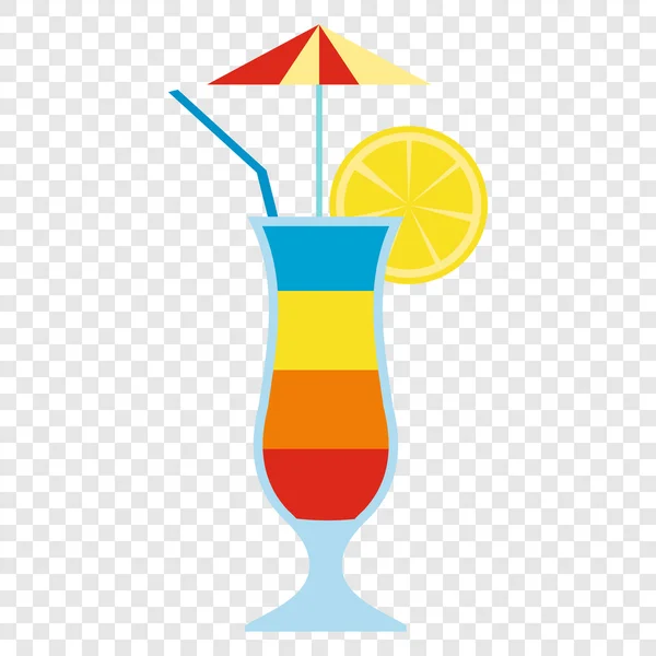Cocktail drinken vruchtensap — Stockvector