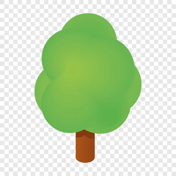 Ícono del árbol isométrico — Vector de stock