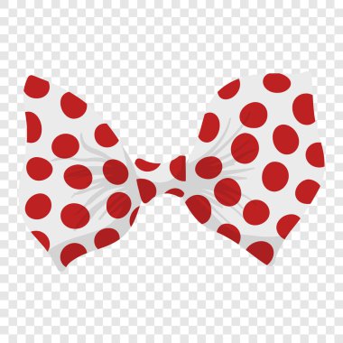 Cartoon bow red sign clipart