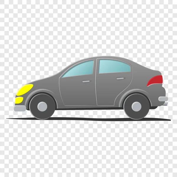 Samochód w wersji hatchback. Ilustracja kreskówka — Wektor stockowy