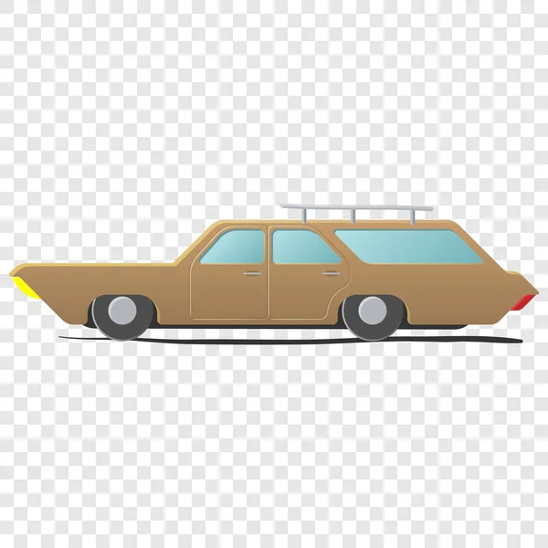 Station wagon - Cartoon car — Vettoriale Stock