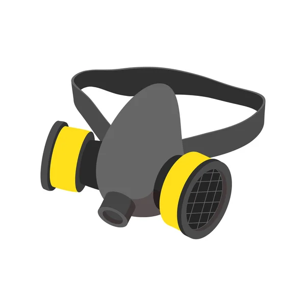 Respirator cartoon icon — Stock Vector