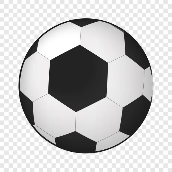 Balón de fútbol ícono isométrico 3d — Vector de stock