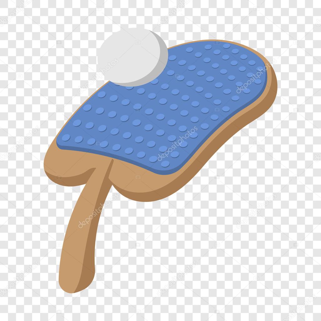 Raquette de  ping pong et illustration de  balle   Image 