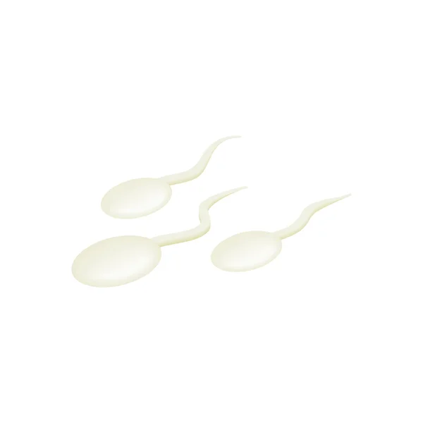 Icono de esperma isométrico 3d — Vector de stock