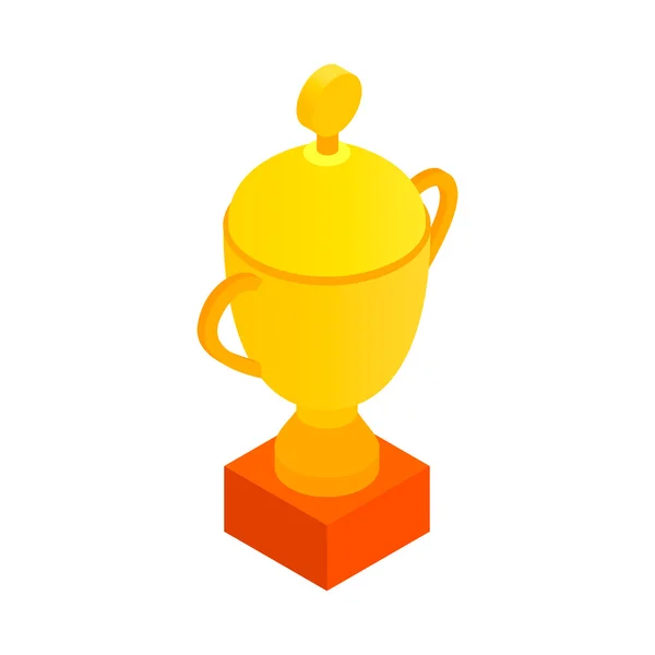 Sportovní pohár izometrické 3d ikony — Stockový vektor