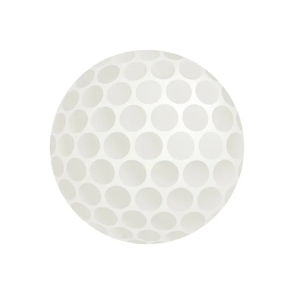 Bola de golf ícono isométrico 3d — Vector de stock