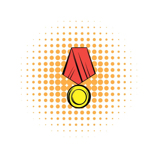 Medalj comics ikonen — Stock vektor