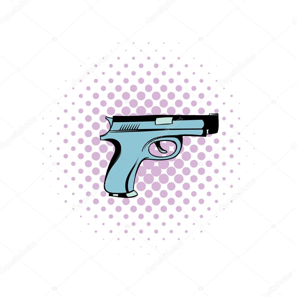 Gun comics icon