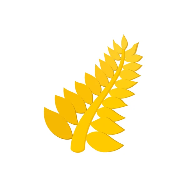 Paume dorée icône de dessin animé — Image vectorielle