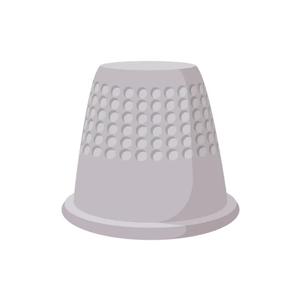 Thimble cartoon icon — Stock Vector