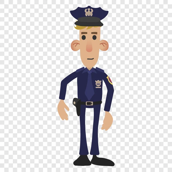 Policial homem desenhos animados —  Vetores de Stock