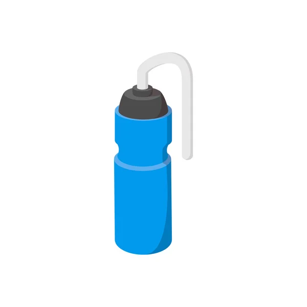 Sport water bottle cartoon icon — Stock Vector