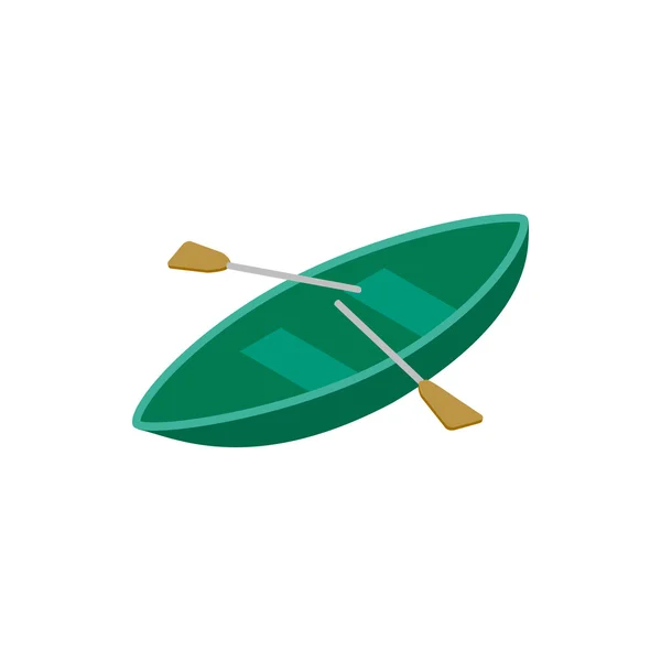 Barco com pás isométrico ícone 3d —  Vetores de Stock