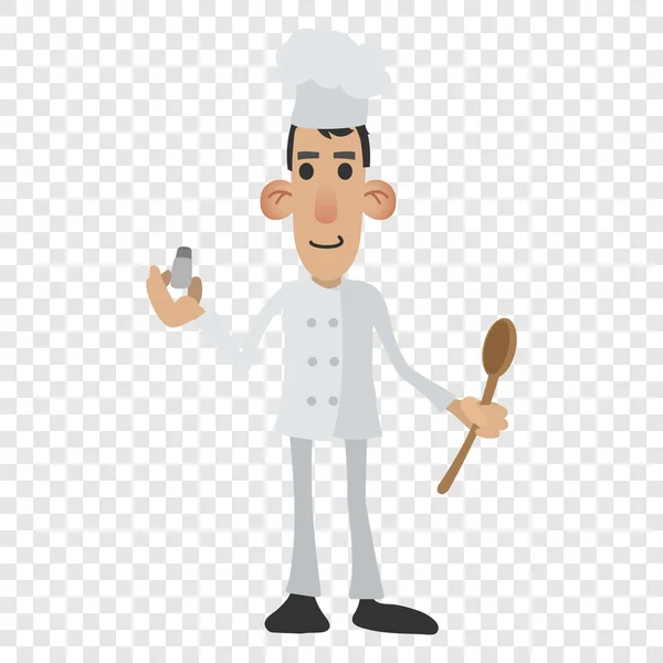 Icône de dessin animé Chef — Image vectorielle