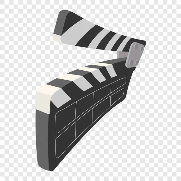 Clapperboard icône de dessin animé cinéma — Image vectorielle