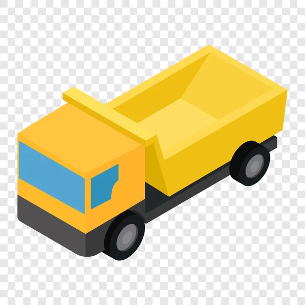 Camion isométrique icône 3d — Image vectorielle