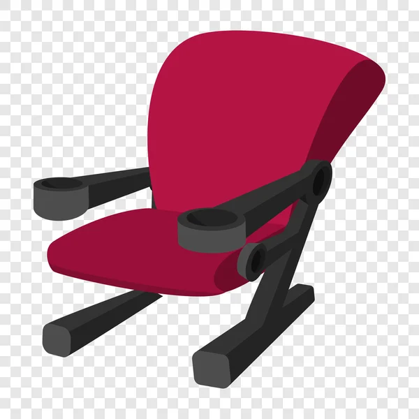 Cinema chair cartoon icon — Stock Vector