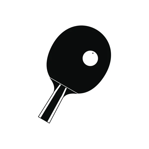 Raqueta para jugar al tenis de mesa icono — Vector de stock