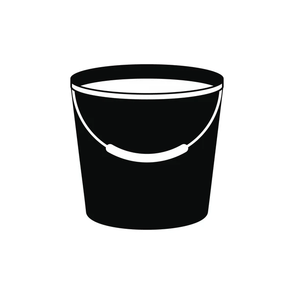 Seau plein d'icône de l'eau — Image vectorielle