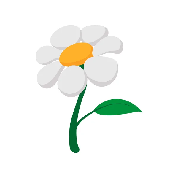 Flores de jardín icono de dibujos animados — Vector de stock