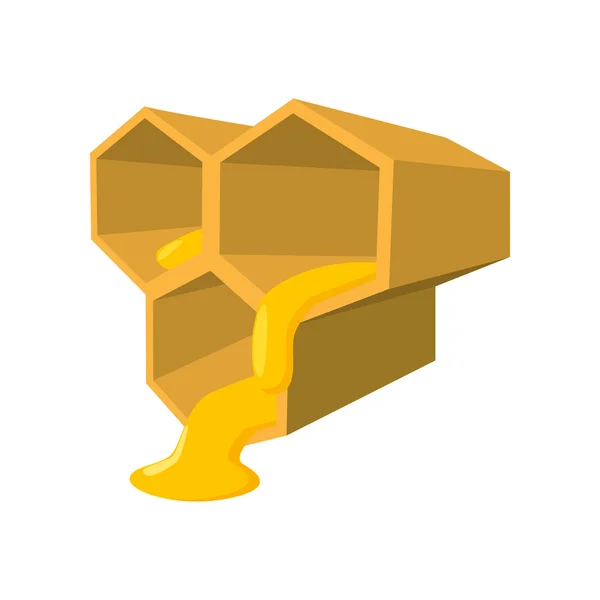 Εικονίδιο cartoon Honeycomb — Διανυσματικό Αρχείο