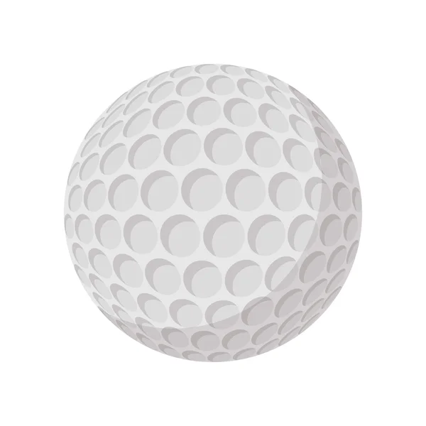 Golf labda rajzfilm ikon — Stock Vector
