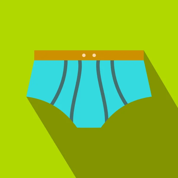 Hommes maillots de bain icône plate — Image vectorielle
