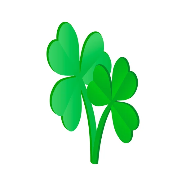 Premium Vector  Four leaf clover 3d isolated on white background