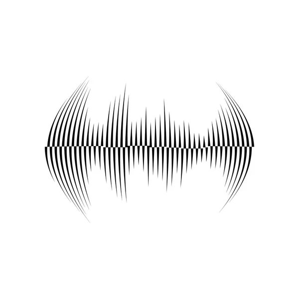 Ton oder Audio-Welle — Stockvektor
