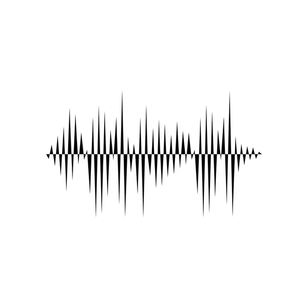 Egészséges vagy audio wave — Stock Vector