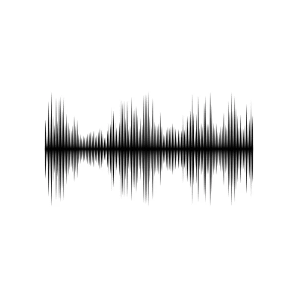Som ou onda de áudio — Vetor de Stock