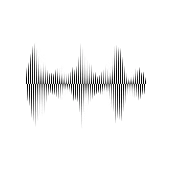 Egészséges vagy audio wave — Stock Vector