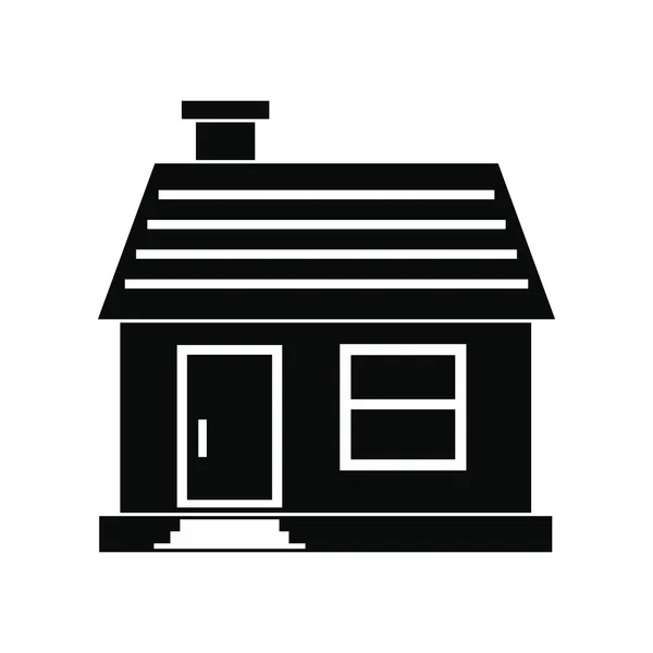 Piccola icona cottage — Vettoriale Stock
