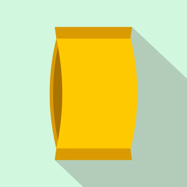 Embalaje de cartón icono plano — Vector de stock