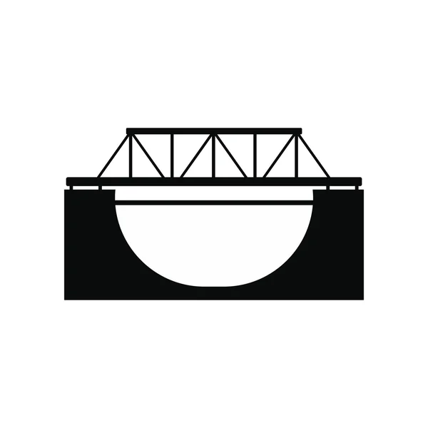 Icono puente ferroviario — Vector de stock