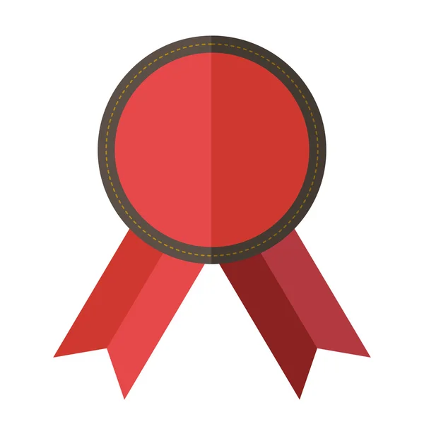 Badge vintage rouge — Image vectorielle