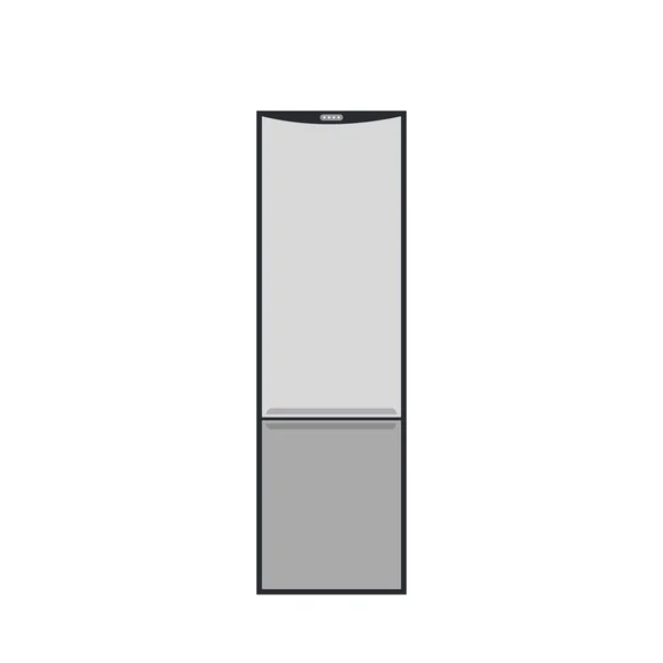 Kühlschrank flach Symbol — Stockvektor