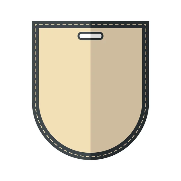 Badge vintage beige — Vettoriale Stock