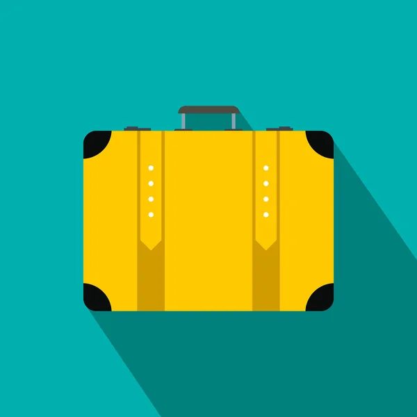Suitcase flat icon — Stock Vector