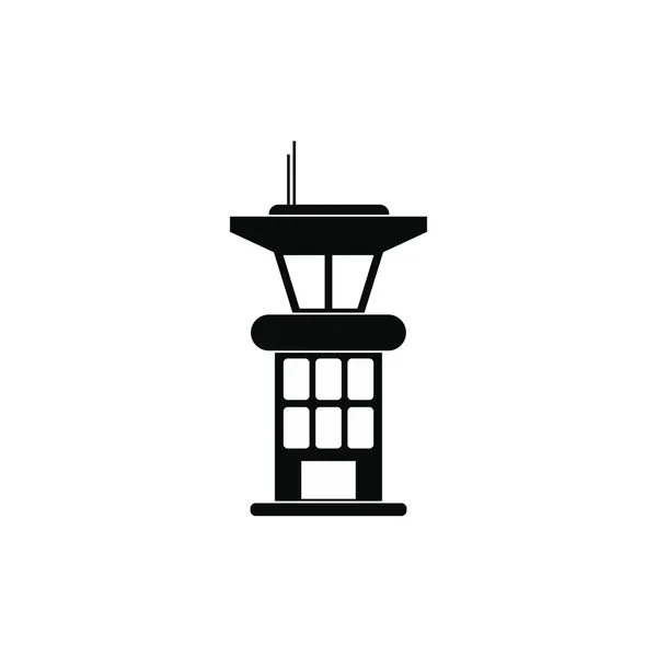 Icono torre de control aeropuerto — Vector de stock