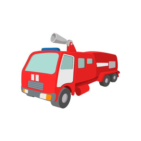 Fire truck cartoon ikonen — Stock vektor