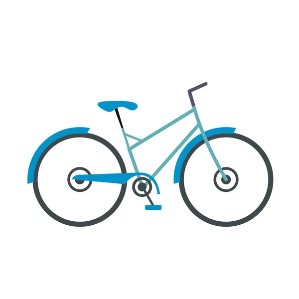 Bicicleta icono plano — Vector de stock